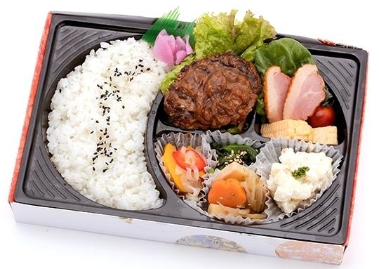 黒毛和牛手ごねハンバーグステーキ弁当