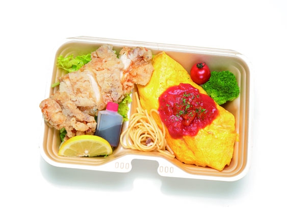 Gateオムライス＆チキンカツ